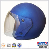 Matte Blue Half Face Motorcycle Helmet (OP212)