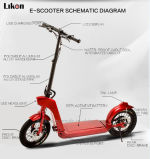 CE and RoHS Approved Electric Vehicle Scooter with 48V 500W 45km/H Speed, The Better Transportation Tool for City Shuttling, Jiexg Mini Scooter.