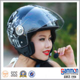 ECE Flowery Half Face Motorcycle Helmet with Bluetooth (OP218)