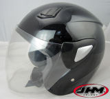 Motorcycle Helmet Open Face St-207 Black