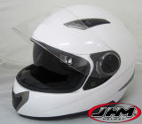 Motorcycle Helmet Double Visor / White (ST-826)