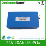 Rechargeable 24V 20ah Lithium Ion Battery with BMS