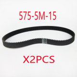 2X) 575-5m-15 115teeth Electric Bike E-Bike Scooter Drive Belt Replacement Electric Scooter Parts