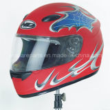 Red Color ABS Helmet/Full Face Helmet/Safety Helmet (AH014)