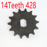 Electric Scooter 14 Tooth Sprocket 428 Chain Motor Engine Parts Motor Pinion Gear My1020z