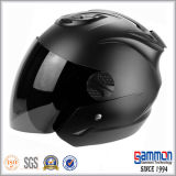 Cool Matte Black Half Motorcycle Helmet (OP201)