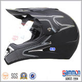 ECE Cool Matte Black Motorcross Helmet (CR404)
