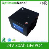 Fast Charge 24V 30ah LiFePO4 Battery for E-Bike with BMS