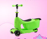 New Type Foldable Kids Kick Scooter with Container Made in China