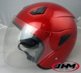 Motorcycle Helmet Open Face St-207 Red