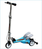 3 Wheel Kids Twin Tail Scooter, Kick Scooter in Blue for Sale