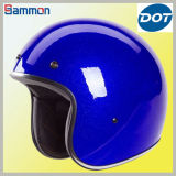 DOT Shining Blue Scooter Helmet (MH106)