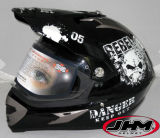 Motorcycle Motocross Helmet with Visor (ST-906 skull)