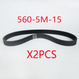 (2X) 560-5m-15 112teeth Electric Bike E-Bike Scooter Drive Belt Replacement Electric Scooter Parts