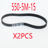 (2X) 550-5m-15 110teeth Electric Bike E-Bike Scooter Drive Belt Replacement Electric Scooter Parts