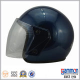 Dark Blue Half Face Motorcycle Helmet (OP212)