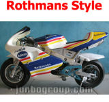 Minimoto, 49cc Pocket Bike, Mini Moto with Rothmans Style Sticker (DR160)