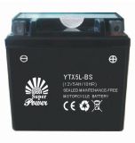 VRLA Motorcycle Battery 12V 5ah with CE UL Certificate Called Mf-Ytx5l-Bs