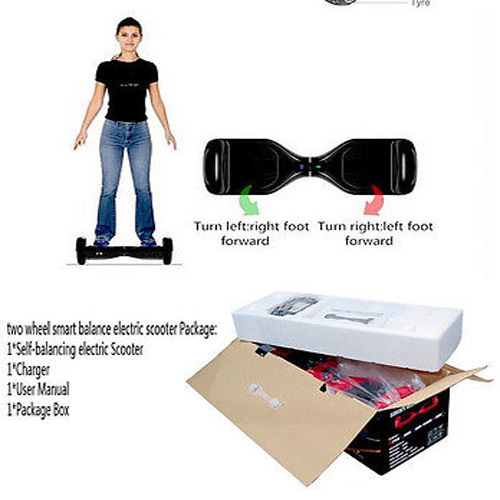 Bluetooth LED Smart 10 Inch 2 Wheel Self Balancing Electric Scooter