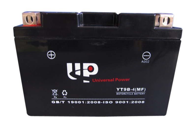 Motorcycle Battery Maintenance Free Yt9b-4 Mf 12V 8ah
