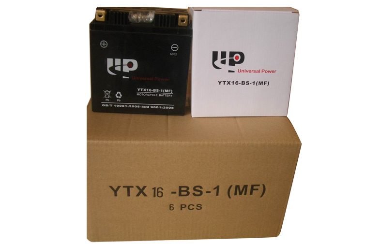 12V 14ah Mf Motorcycle Battery Ytx16-Bs