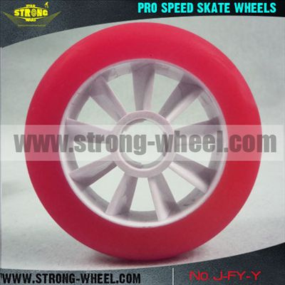 Doule PU Speed Skate Wheels