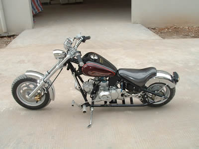 50cc, Single Cylinder, Air-Cooling, 4 Stroke Chopper (JZDB-011A)