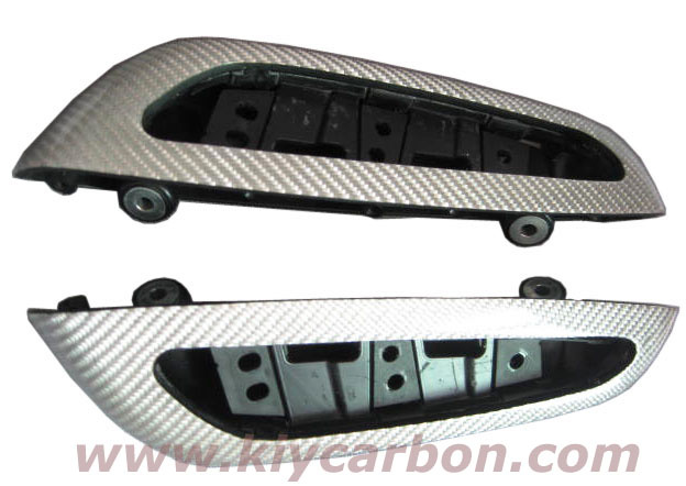 Wrapping Silver Carbon Fiber Parts