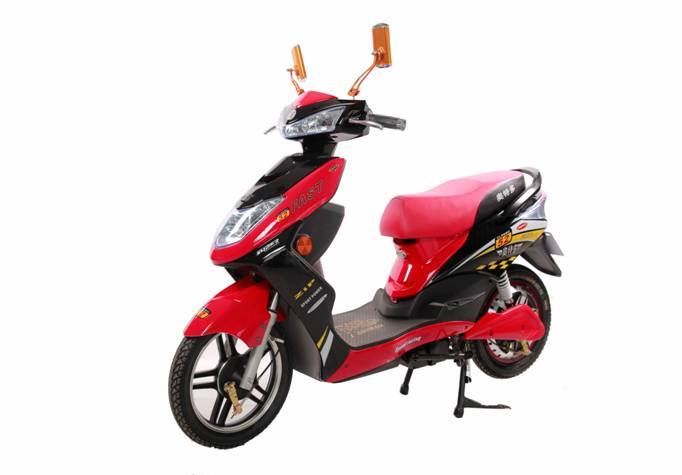 Shining Red Electric Scooter