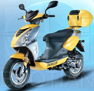 2 Stroke 50cc Gas Scooter (Tanco 50) (BT49QT-18F)