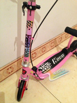 Children Kick Scooter with Pedal Pink Color