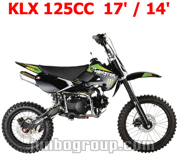 125CC Klx Dirt Bike, Pit Bike, Pitbike with 17' / 14' Tyre (DR872)