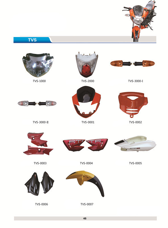 India Bajaj Tvs Motorcycle Spare Parts (TVS150)