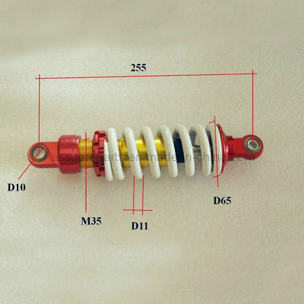 Motorcycle High Quality 255mm Shock Absorber (AT016)