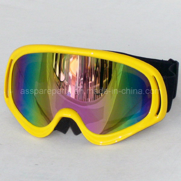 Colored Lens Motocross Goggle/Sports Goggle/Protective Goggle (AG007)