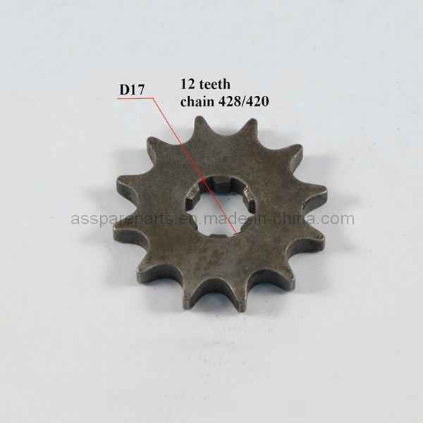 428 Chain 12 Teeth Sprocket for 17mm Shaft (EGO47)