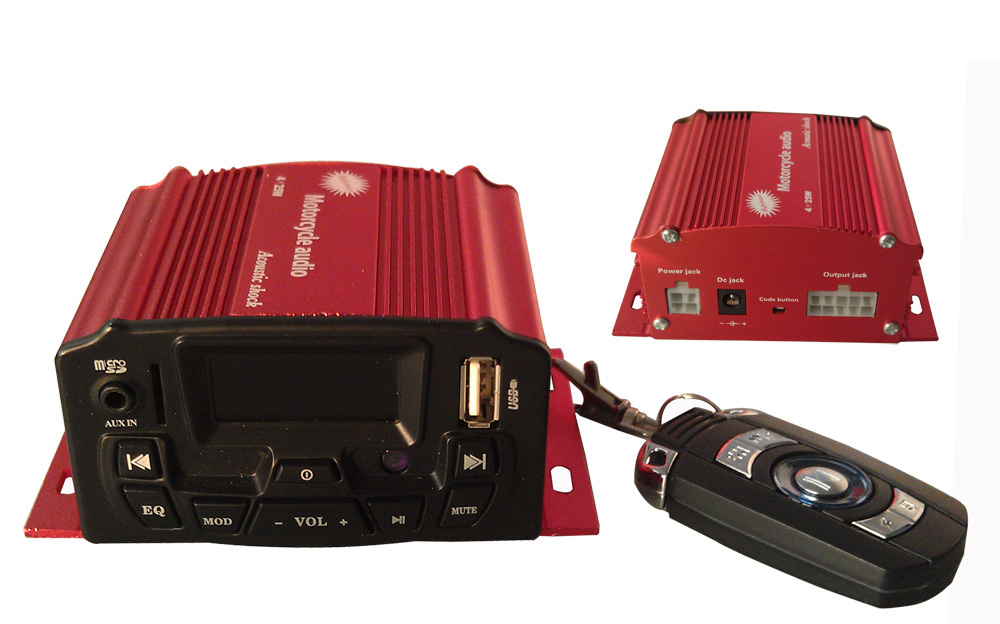 Motorcycle Audio with Remote Control