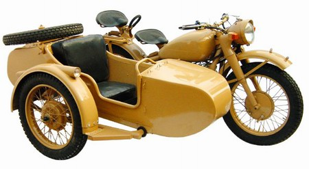 Motorcycle OB-XJ-750 ( BMW R71 / URAL M72 )