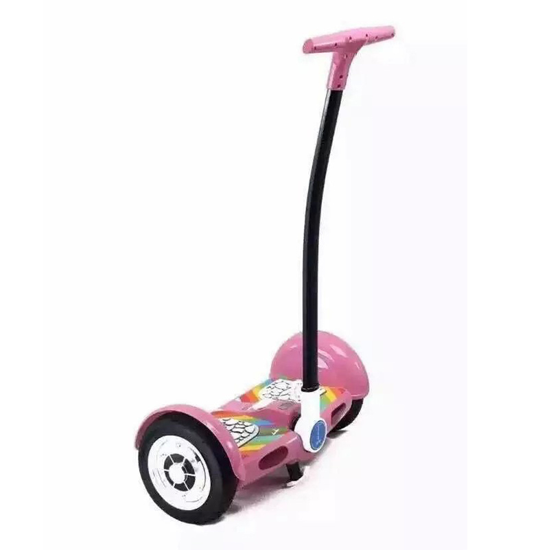 pink segway with handles