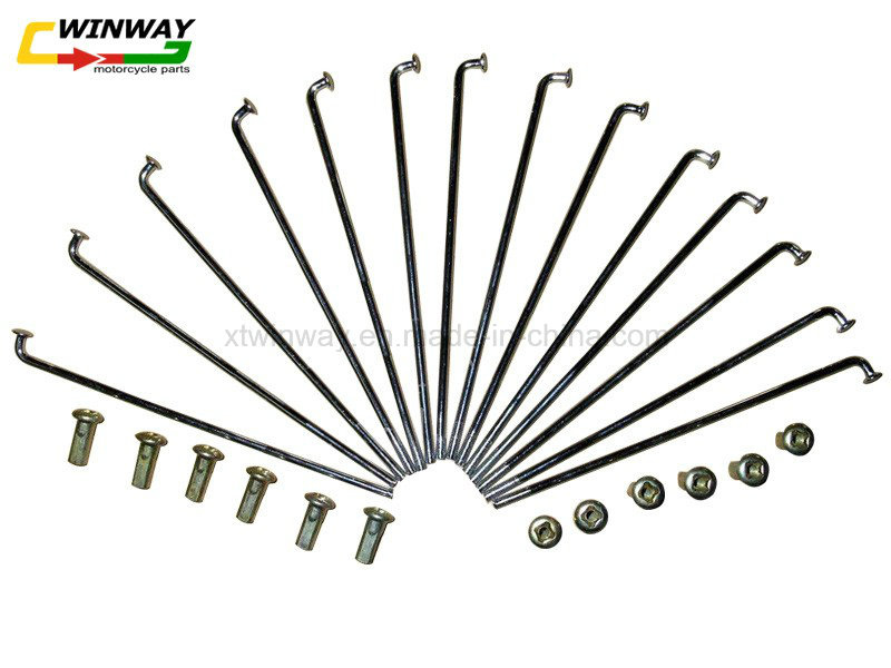 Ww-6318 Motorcycle Part, 300-18/300-17, Motorcycle Spoke, with Nipples
