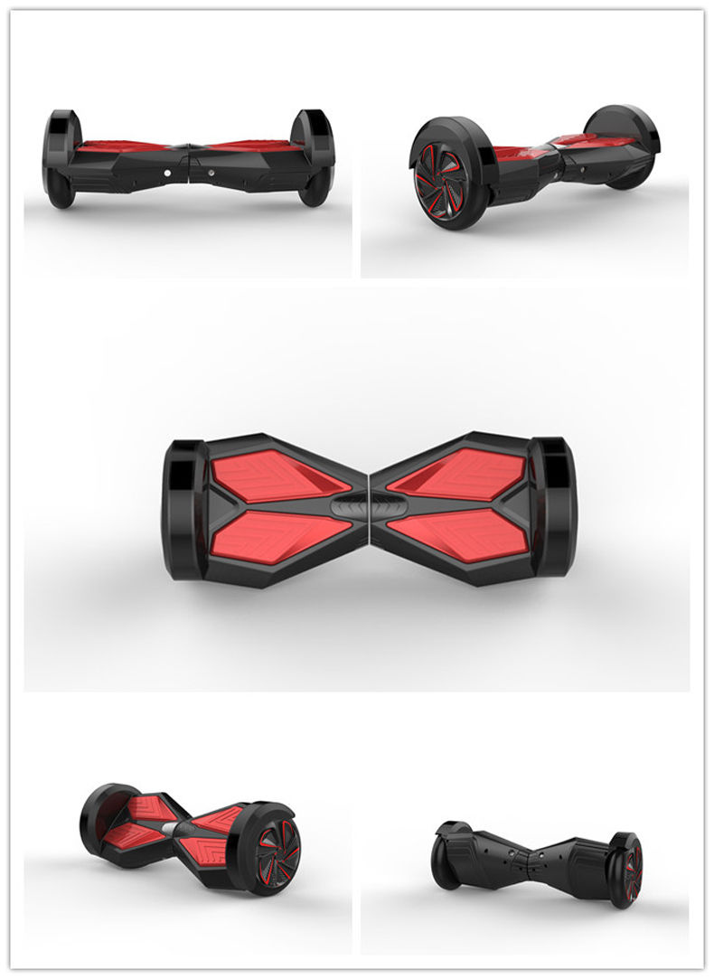 CE Approval 8 Inch 2 Wheel Self Balancing Electric Scooter with LED Flashing Light and Bluetooth