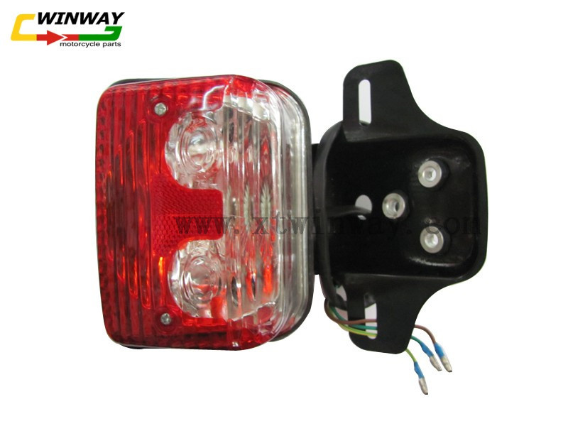 Ww-7108 Cg125 for Honda, Brake Light, Motorcycle Tail Light, 12V