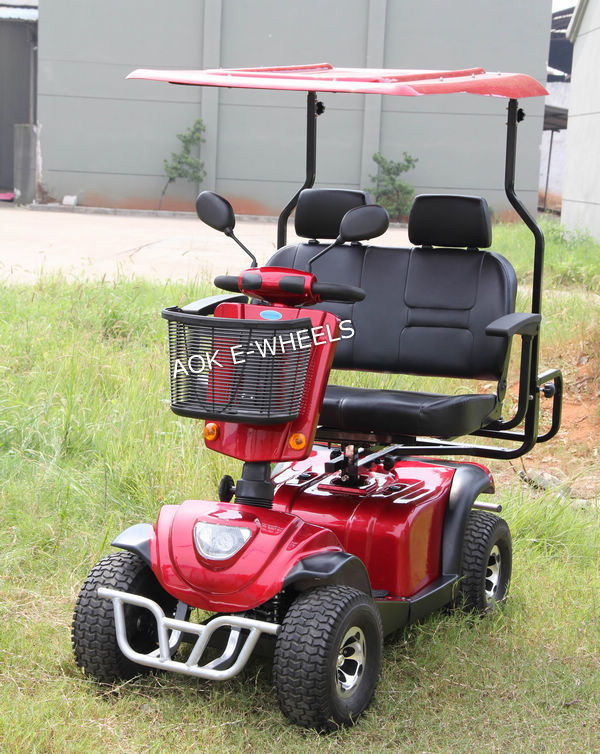 CE Approved 2 People Electric Disabled Scooter with Roof (MS-010)