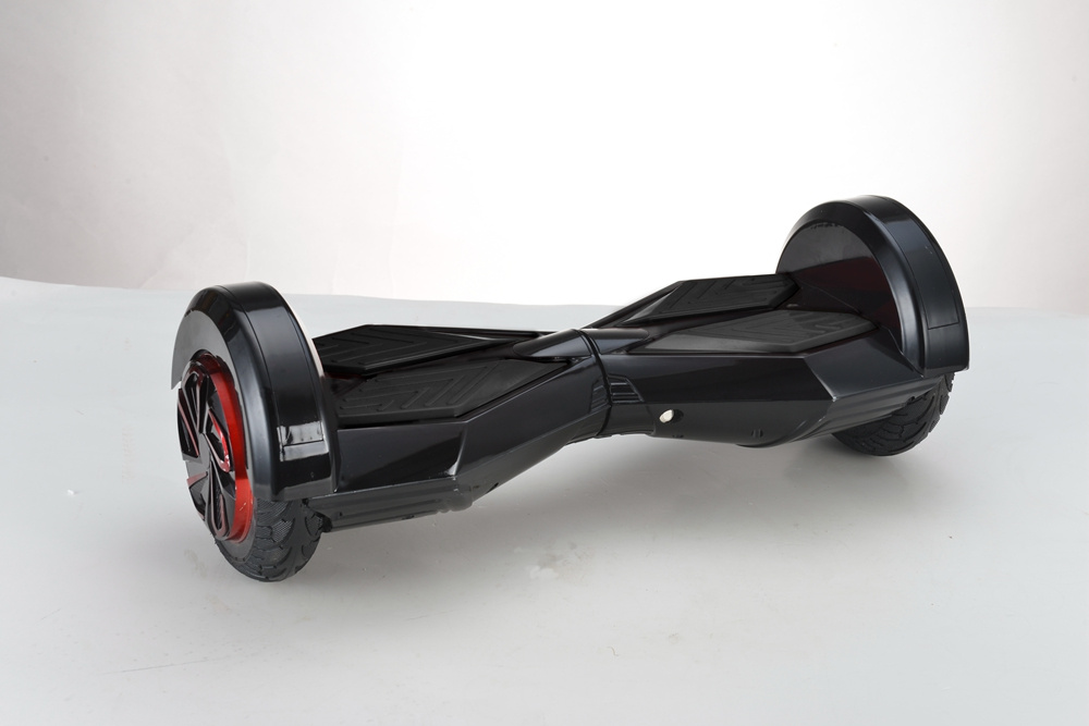 8 Inch Cool Black Scooter with Bluetooth and LED