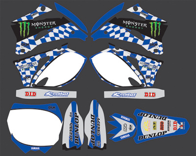 YZF250 Dirt Bike Graphics