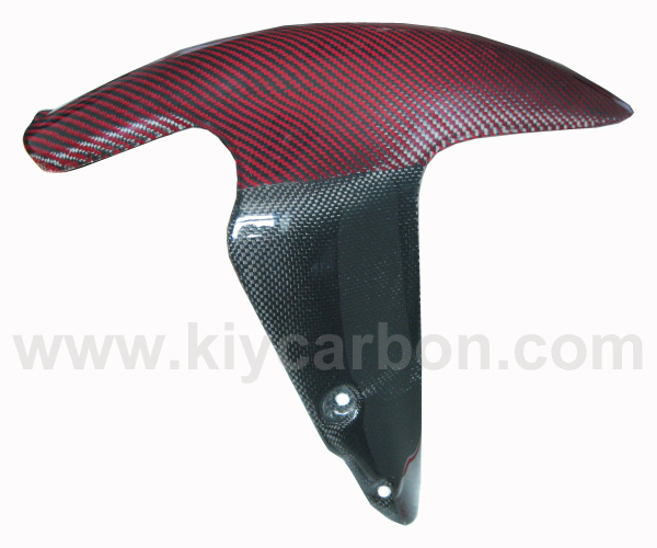 Red Color Carbon Fiber Parts