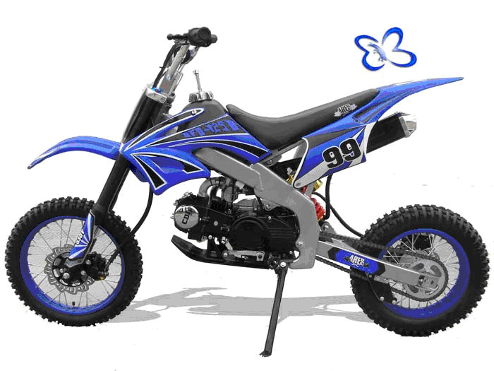 Dirt Bike (BFD-125B, Kick / Electrical Start, Air-Cooled Engine)