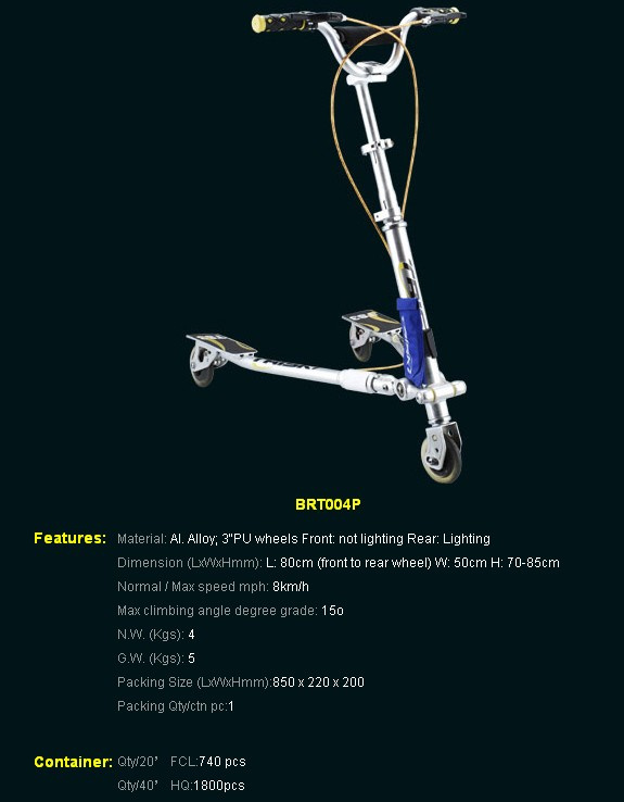 Kid's Fliker 3 Triski Sliding Scooter
