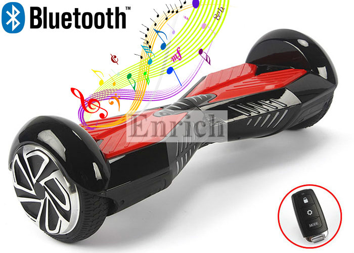 2 Wheel Bluetooth Speaker Self-Balancing Electric Scooter in Black