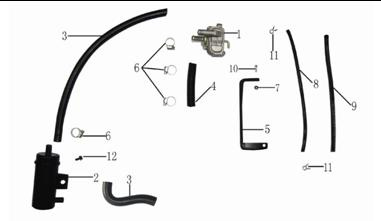 Scooter Twice Fill Air System